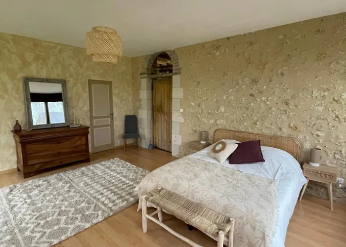 Closerie 3 Etoiles La Poire A Loup, Domaine Avec Piscine 빌라