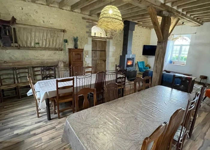 Closerie 3 Etoiles La Poire A Loup, Domaine Avec Piscine Vaulandry